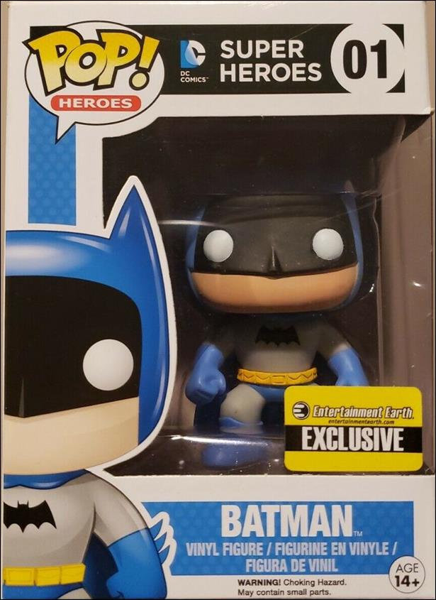 POP! Heroes figure 1-M Batman (Blue) Entertainment Earth