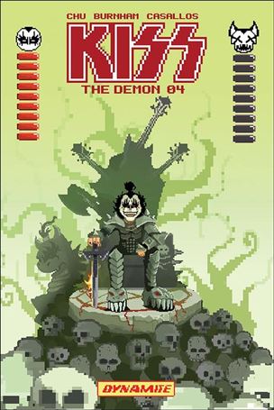 KISS: The Demon issue 4-C 8-Bit Michael Adams Cover