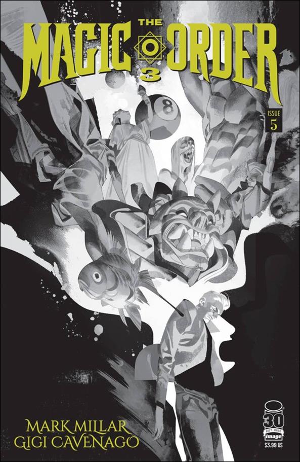 Magic Order 3 issue 5-B Gigi Cavenago Black & White Cover