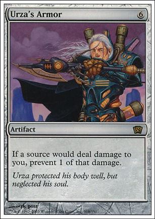 Magic the Gathering: 8th Edition (Base Set) card 318 Urza's Armor
