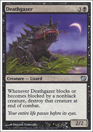 Magic the Gathering: 9th Edition (Base Set) card 124 Deathgazer