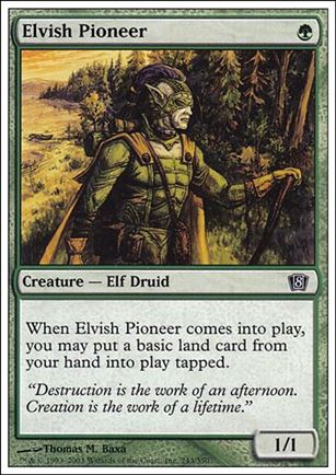Magic the Gathering: 8th Edition (Base Set) card 243 Elvish Pioneer