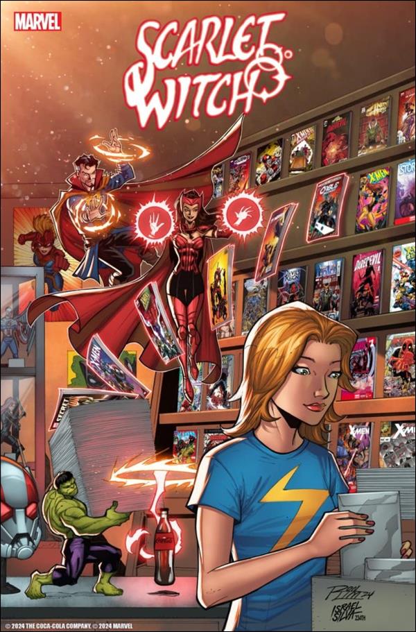 Scarlet Witch (2024) issue 3-D Ron Lim Marvel & Coca-Cola Cover