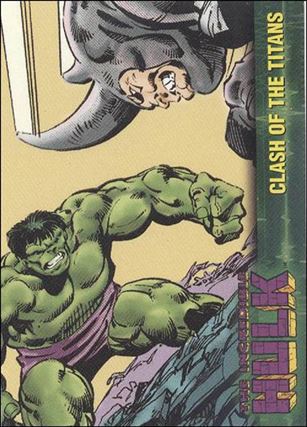 Incredible Hulk (Base Set) card 12 Clash of the Titans