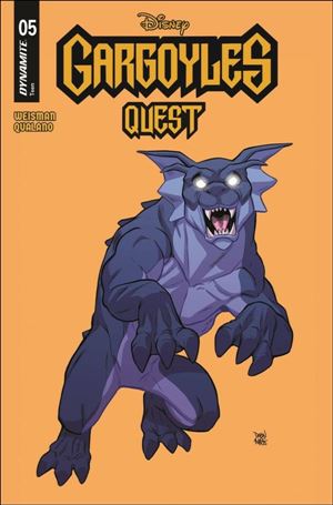 Gargoyles: Quest issue 5-C Drew Moss Color Bleed Cover