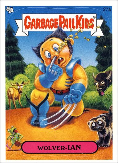 Garbage Pail Kids All-New Series 4 (Base Set) card 27a Wolver-Ian
