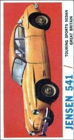 Sports Cars (1961) (Base Set) card 64 Jensen 541