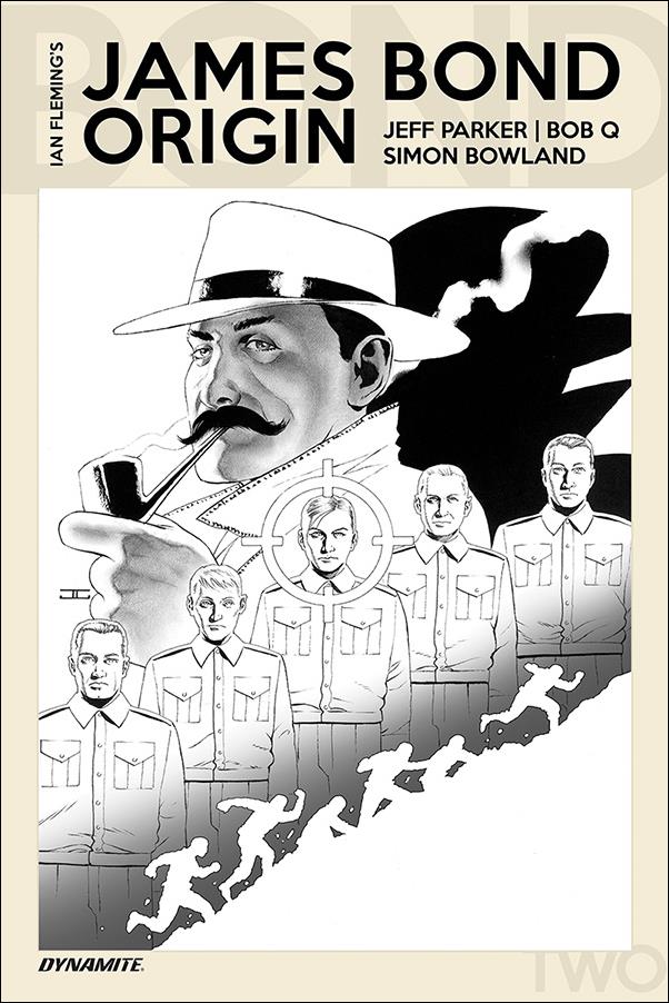 James Bond: Origin issue 2-F John Cassaday 1:10 Black & White Cover