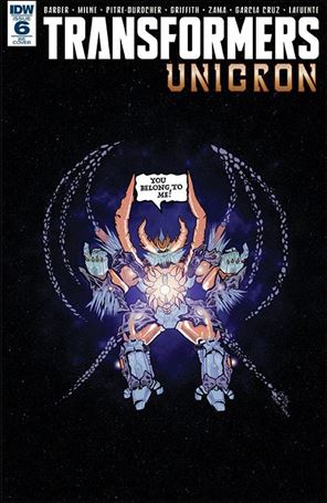 Transformers: Unicron issue 6-E JPG McFly KRS Comics Black Cover