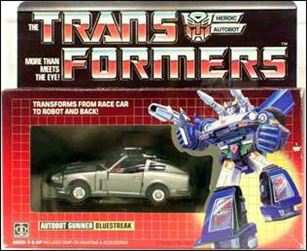 Transformers: More Than Meets the Eye (Generation 1) figure 3 Bluestreak (Autobot Gunner)