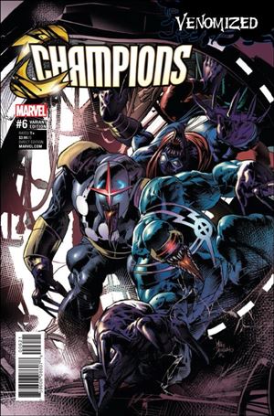 Champions (2016) issue 6-B Mike Deodato Jr. Venomized Cover