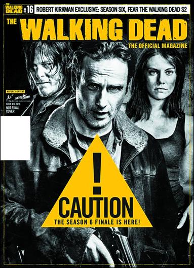 Walking Dead: The Official Magazine issue 16-B Newsstand Cover