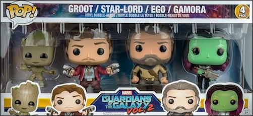 POP! Marvel Multi-Packs figure nn10 Groot / Star Lord/ Ego / Gamora 4-Pack