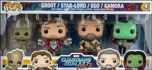 POP! Marvel Multi-Packs figure nn10 Groot / Star Lord/ Ego / Gamora 4-Pack