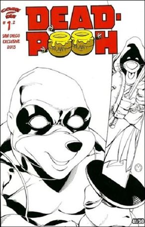 Dead Pooh issue 1.2-B San Diego Comic-Con Black & White Cover 1/50