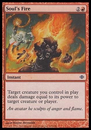 Magic the Gathering: Shards of Alara (Base Set) card 115 Soul’s Fire