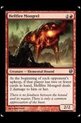 Magic the Gathering: Duel Decks: Ajani vs. Nicol Bolas card 48 Hellfire Mongrel