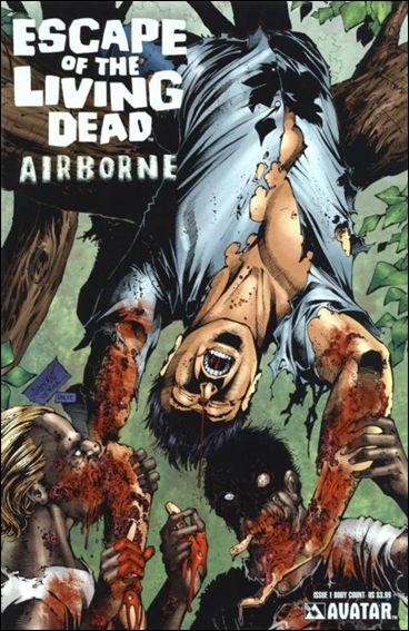 Escape of the Living Dead: Airborne issue 1-H Body Count Cover