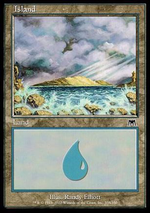 Magic the Gathering: Onslaught (Base Set) card 338 Island