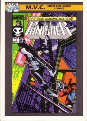 Marvel Universe: Series 1 (Base Set) card 127 The Punisher Vol 2 #1