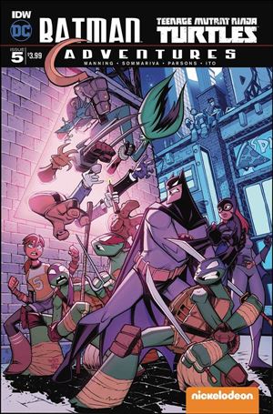 Batman/Teenage Mutant Ninja Turtles Adventures issue 5 Jon Sommariva Cover