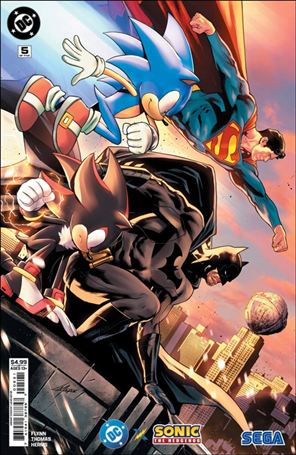 DC x Sonic the Hedgehog issue 5-B Lucas Meyer Cardstock Cover