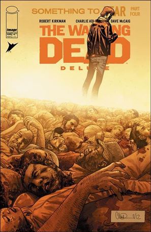 Walking Dead Deluxe issue 100-F Charlie Adlard Wraparound Cardstock Cover
