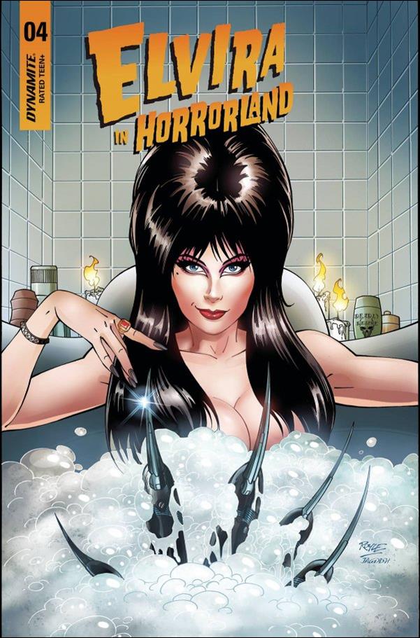 Elvira in Horrorland issue 4-B John Royle Cover