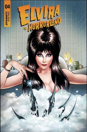Elvira in Horrorland issue 4-B John Royle Cover