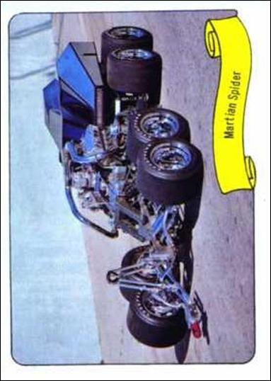 Kustom Cars 1  (Base Set) card 7-B Martian Spider (Text Back)