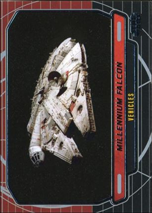 Star Wars Galactic Files (Base Set) card 271 Millennium Falcon Vehicles