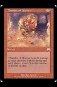 Magic the Gathering: Onslaught (Base Set) card 242 Thunder of Hooves