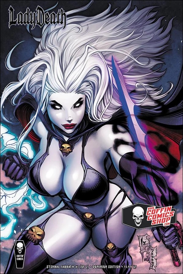 Lady Death: Eternal Sabbath (2025/03) issue 1-D Izik Bell Dominion Cover