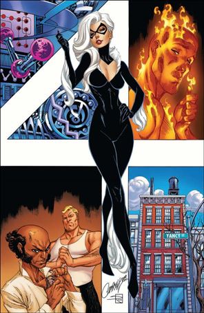Black Cat (2019) issue 4-C J. Scott Campbell Golden Apple Comics Virgin Cover