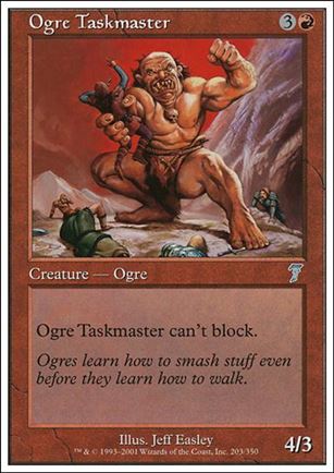 Magic the Gathering: 7th Edition (Base Set) card 203 Ogre Taskmaster