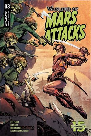 Warlord of Mars Attacks issue 3-B Rags Morales Cover