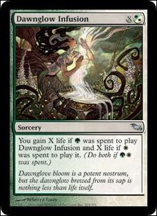 Magic the Gathering: Shadowmoor (Base Set) card 225 Dawnglow Infusion