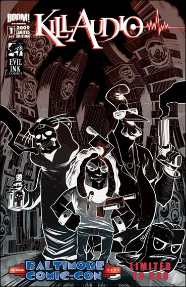 Kill Audio issue 1-E Kristian Donaldson Baltimore Comic-Con Cover 1/500