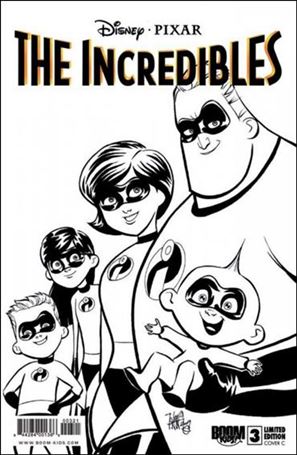 Incredibles: City of Incredibles issue 3-C Incredibles Family 1:10 