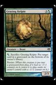 Magic the Gathering: Eventide (Base Set) card 153 Grazing Kelpie