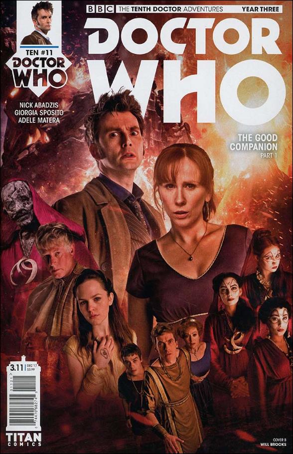 Doctor Who: The Tenth Doctor Year Three issue 11-B Will Brooks Photo Subscription Cover 