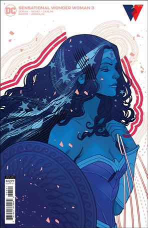 Sensational Wonder Woman issue 3-B Marguerite Sauvage Cardstock Cover