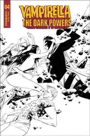 Vampirella: The Dark Powers issue 4-S Jae Lee 1:40 Black & White Cover
