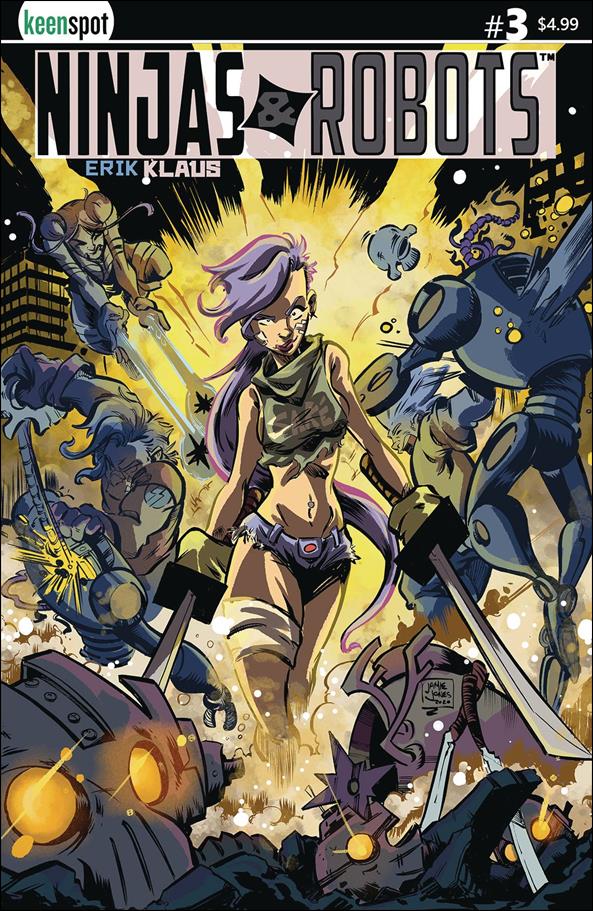 Ninjas and Robots issue 3-C Jamie Jones Cover