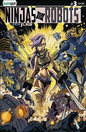 Ninjas and Robots issue 3-C Jamie Jones Cover