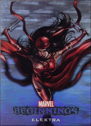 Marvel Beginnings: Series 1 (Marvel Villains Hologram Subset) card H-12 Elektra