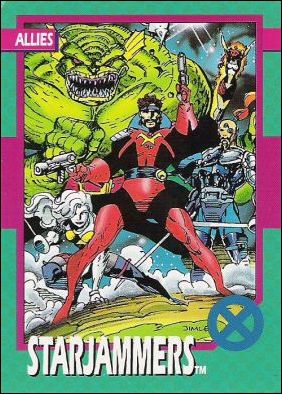 X-Men: Series 1 (Base Set) card 86 Starjammers