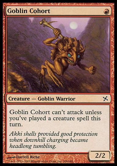 Magic the Gathering: Betrayers of Kamigawa (Base Set) card 106 Goblin Cohort