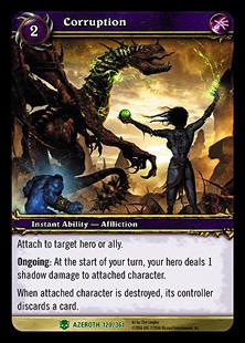 World of Warcraft: Heroes of Azeroth (Base Set) card 120 Corruption