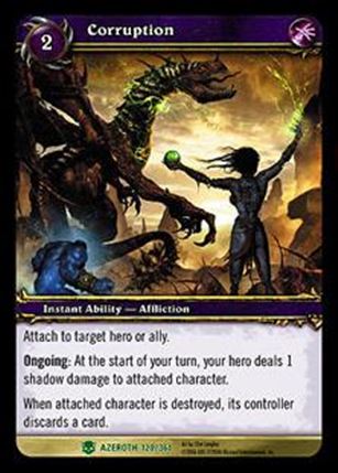 World of Warcraft: Heroes of Azeroth (Base Set) card 120 Corruption